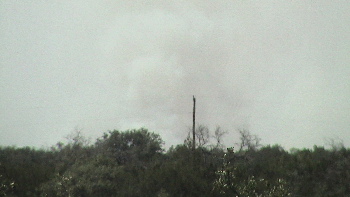 Smoke over Somervell/Hood Counties July 8 2011