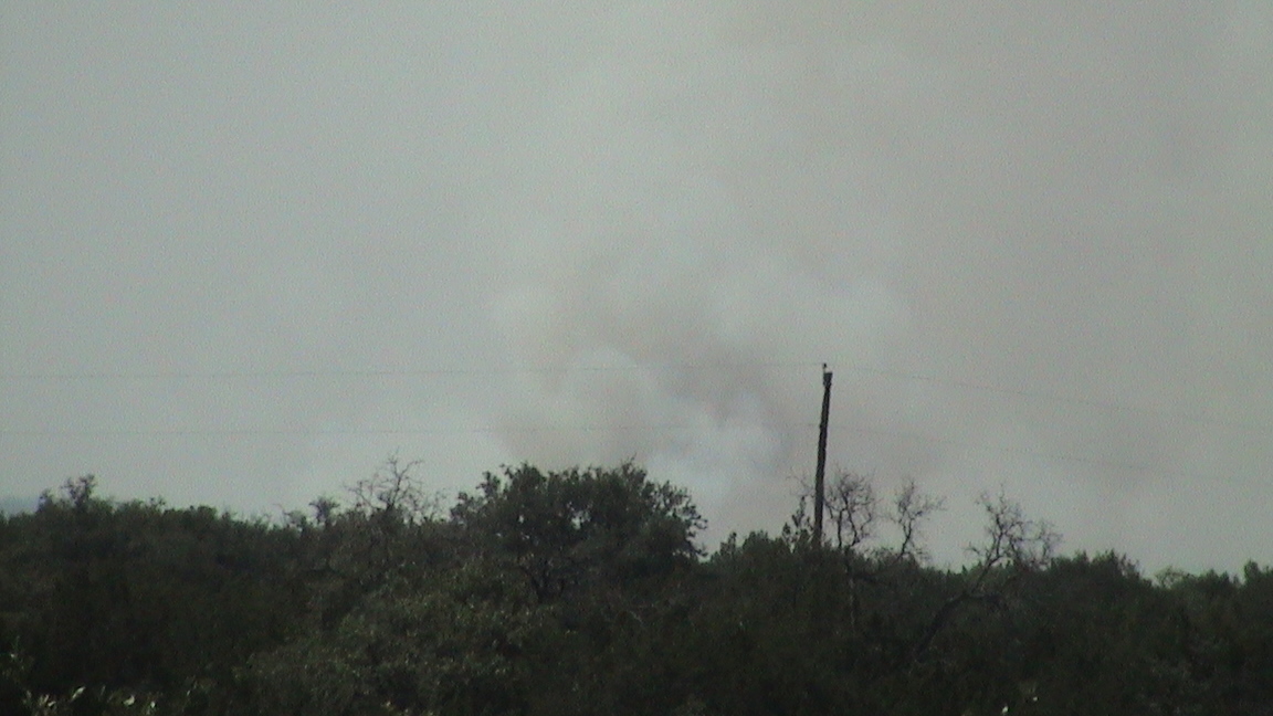 Smoke over Somervell/Hood Counties July 8 2011