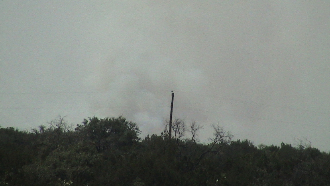 Smoke over Somervell/Hood Counties July 8 2011