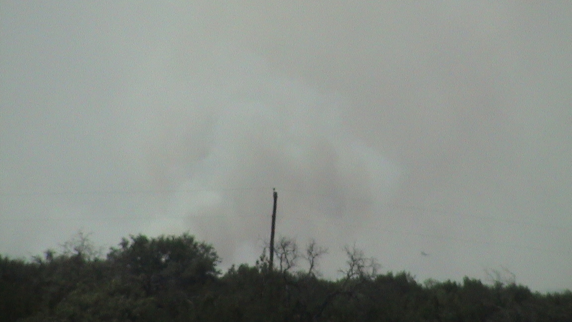 Smoke over Somervell/Hood Counties July 8 2011